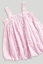 
                        
                          Load image into Gallery viewer, Mothercare Broderie Bubble-Hem Dress
                        
                      
