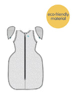 
                        
                          Load image into Gallery viewer, Love To Dream Swaddle UP Transition Bag Bamboo 1.0 Tog Grey Wave Dot
                        
                      