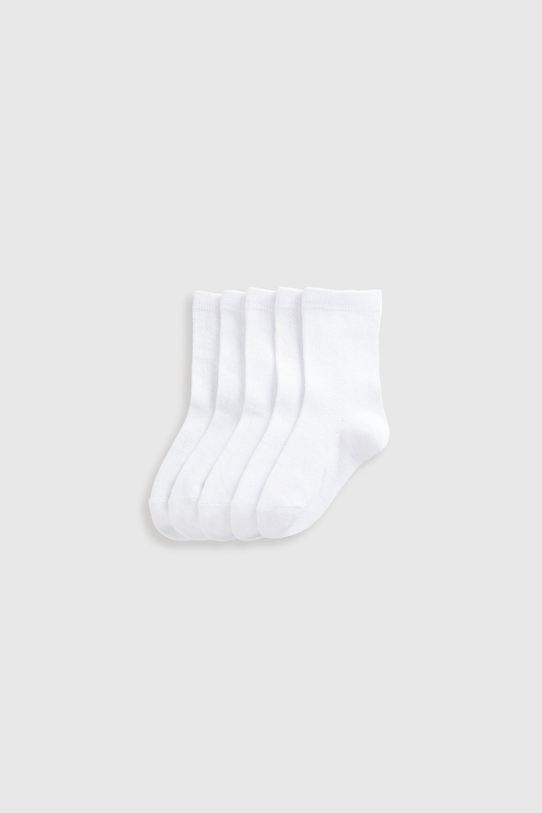 Mothercare 5 Pack White Pelerine Socks