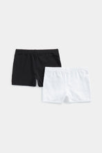 
                        
                          將圖片載入圖庫檢視器 Mothercare 2 Pack Black and White Shorts
                        
                      