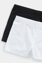 
                        
                          將圖片載入圖庫檢視器 Mothercare 2 Pack Black and White Shorts
                        
                      