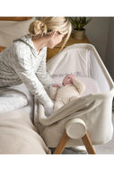 Mamas & Papas Lua Bedside Crib - Fawn