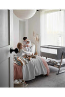 Mamas & Papas Lua Bedside Crib - Grey