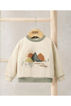 
                        
                          Load image into Gallery viewer, Mamas &amp; Papas Boucle &amp; Embroidered Sweatshirt - Cream
                        
                      