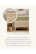 
                        
                          Load image into Gallery viewer, Mamas &amp; Papas Coxley Nusery Dresser Changer Olive Green 2
                        
                      