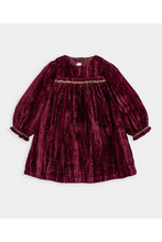 
                        
                          Load image into Gallery viewer, Mamas &amp; Papas Burgundy Velvet Dress
                        
                      