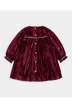 
                        
                          Load image into Gallery viewer, Mamas &amp; Papas Burgundy Velvet Dress
                        
                      