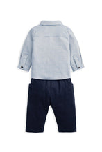 
                        
                          Load image into Gallery viewer, Mamas &amp; Papas Check Shirt &amp; Blue Cord Trousers Set (2 Pieces)
                        
                      