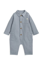 
                        
                          Load image into Gallery viewer, Mamas &amp; Papas Collared Romper - Blue
                        
                      