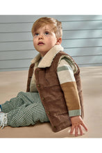 
                        
                          Load image into Gallery viewer, Mamas &amp; Papas Cord Gilet with Borg Lining - Brown
                        
                      