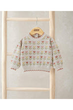 
                        
                          將圖片載入圖庫檢視器 Mamas &amp; Papas Floral Knitted Jumper
                        
                      