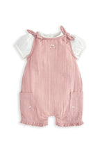 
                        
                          Load image into Gallery viewer, Mamas &amp; Papas Frill Cuff Bodysuit &amp; Embroidered Romper Set (2 Pieces)
                        
                      