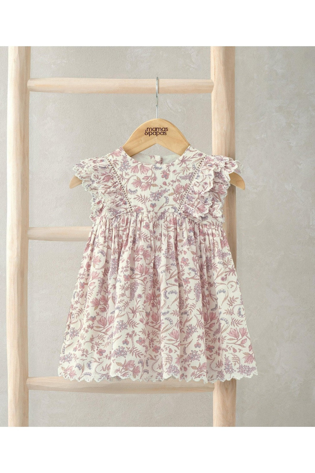 Mamas & Papas Frill Floral Print Dress