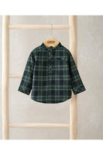 
                        
                          Load image into Gallery viewer, Mamas &amp; Papas Green Check Shirt
                        
                      
