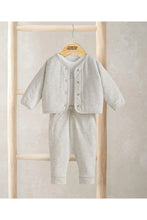 
                        
                          Load image into Gallery viewer, Mamas &amp; Papas Jacket Bodysuit &amp; Leggings Set (3 Pieces) - White
                        
                      