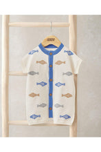 
                        
                          Load image into Gallery viewer, Mamas &amp; Papas Knitted Cream Romper
                        
                      