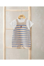 
                        
                          Load image into Gallery viewer, Mamas &amp; Papas Knitted Dungarees &amp; T-Shirt Set
                        
                      