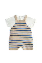 
                        
                          Load image into Gallery viewer, Mamas &amp; Papas Knitted Dungarees &amp; T-Shirt Set
                        
                      