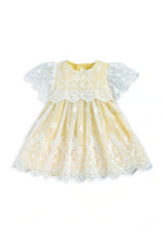 
                        
                          Load image into Gallery viewer, Mamas &amp; Papas Lemon Lace Dress
                        
                      