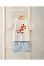 
                        
                          Load image into Gallery viewer, Mamas &amp; Papas Lobster T-Shirt &amp; Shorts Outfit Set
                        
                      