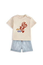 
                        
                          Load image into Gallery viewer, Mamas &amp; Papas Lobster T-Shirt &amp; Shorts Outfit Set
                        
                      