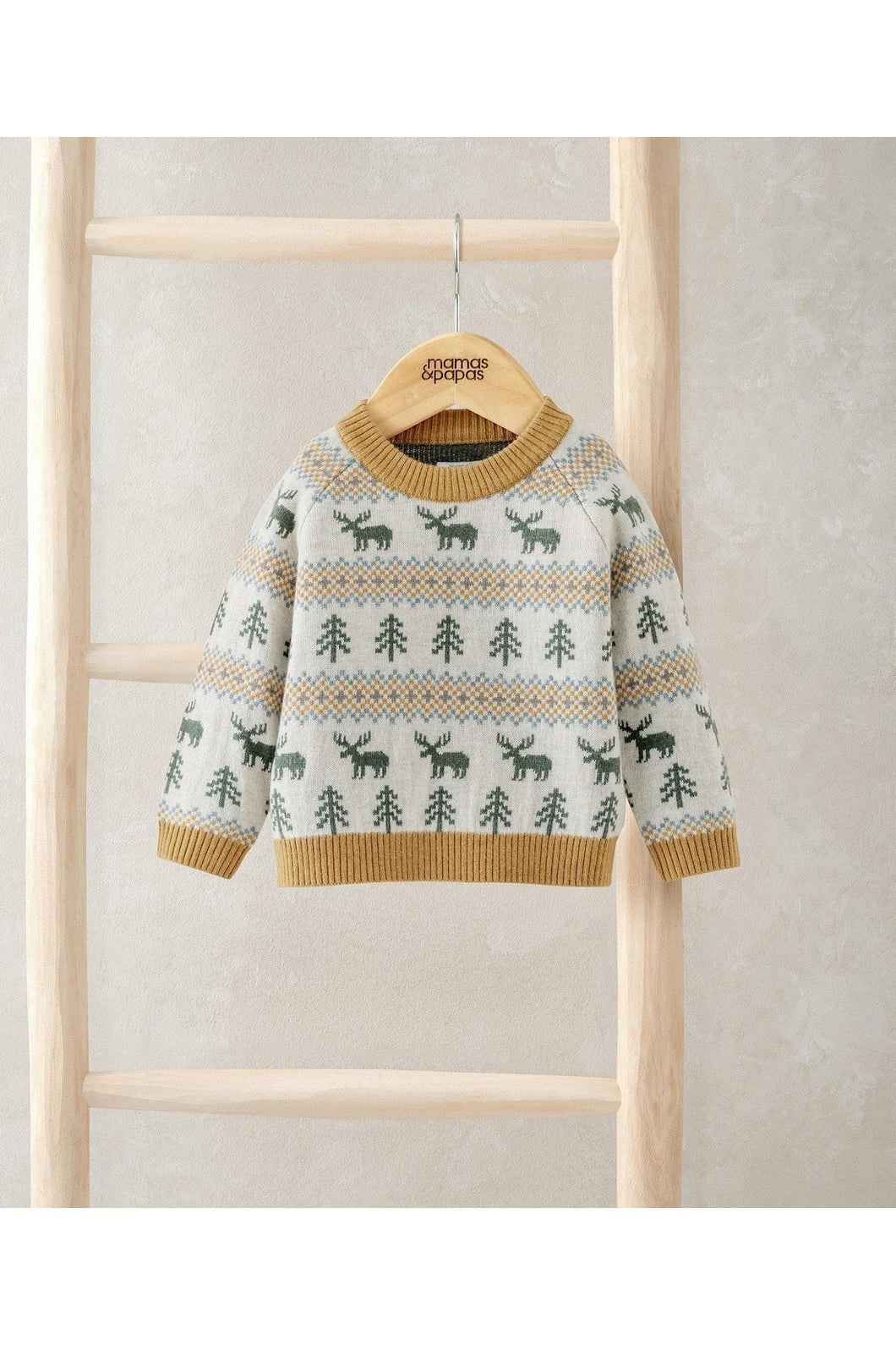Mamas & Papas Moose Knitted Jumper