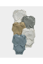 
                        
                          Load image into Gallery viewer, Mamas &amp; Papas Moose Longsleeve Bodysuits (Pack of 5)
                        
                      