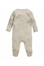 
                        
                          Load image into Gallery viewer, Mamas &amp; Papas Organic Cotton Ribbed Sleepsuit - Oatmeal
                        
                      