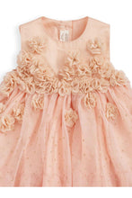 
                        
                          Load image into Gallery viewer, Mamas &amp; Papas Pink 3D Flower Dress
                        
                      