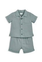 
                        
                          將圖片載入圖庫檢視器 Mamas &amp; Papas Shirt and Short Outfit Set - Green
                        
                      