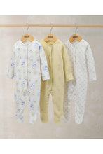 
                        
                          Load image into Gallery viewer, Mamas &amp; Papas Sleepsuits (Pack of 3) - Delicate Dreamer
                        
                      