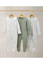 
                        
                          Load image into Gallery viewer, Mamas &amp; Papas Sleepsuits (Pack of 3) - Outdoor Stripe
                        
                      