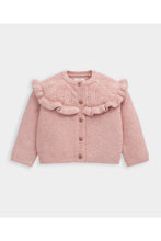 
                        
                          Load image into Gallery viewer, Mamas &amp; Papas Soft Pink Knitted Cardigan
                        
                      
