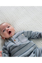 
                        
                          Load image into Gallery viewer, Mamas &amp; Papas Striped Romper - Blue
                        
                      