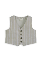 
                        
                          Load image into Gallery viewer, Mamas &amp; Papas Stripped 3 Piece Suit - Biege
                        
                      