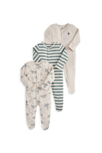 
                        
                          Load image into Gallery viewer, Mamas &amp; Papas Under the Sea Sleepsuits (Pack of 3)
                        
                      