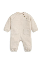 
                        
                          Load image into Gallery viewer, Mamas &amp; Papas Waffle Textured Romper with Curved Pockets - Brown
                        
                      