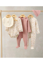 
                        
                          Load image into Gallery viewer, Mamas &amp; Papas Welcome to the World Floral Baby Clothes 5 Piece Set
                        
                      
