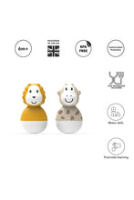 
                        
                          將圖片載入圖庫檢視器 Matchstick Monkey Bathtime Wobblers - Lion &amp; Giraffe Online Exclusive
                        
                      