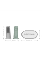 
                        
                          將圖片載入圖庫檢視器 Matchstick Monkey Finger Toothbrush With Portable Case - Grey &amp; Mint Green Online Exclusive
                        
                      