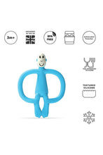 
                        
                          Load image into Gallery viewer, Matchstick Monkey Original Teething Toy &amp; Gel Applicator - Light Blue Online Exclusive
                        
                      