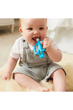 
                        
                          Load image into Gallery viewer, Matchstick Monkey Original Teething Toy &amp; Gel Applicator - Light Blue Online Exclusive
                        
                      