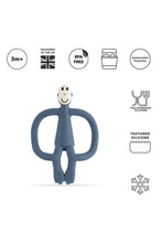 
                        
                          Load image into Gallery viewer, Matchstick Monkey Original Teething Toy with Tail - Airforce Blue Online Exclusive
                        
                      