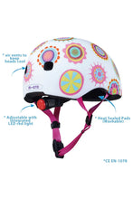 
                        
                          Load image into Gallery viewer, Micro Helmet Lightweight Doodle Dot - S
                        
                      