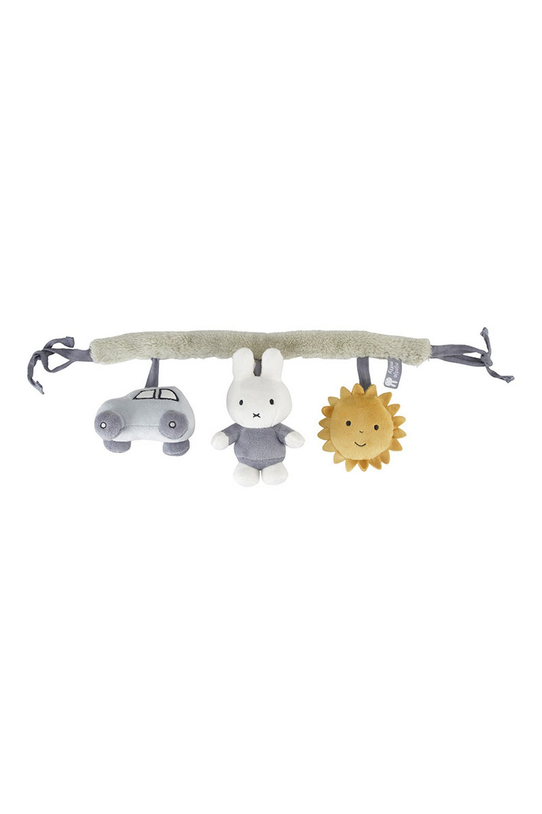 Miffy Fluffy Car Seat Toy Blue