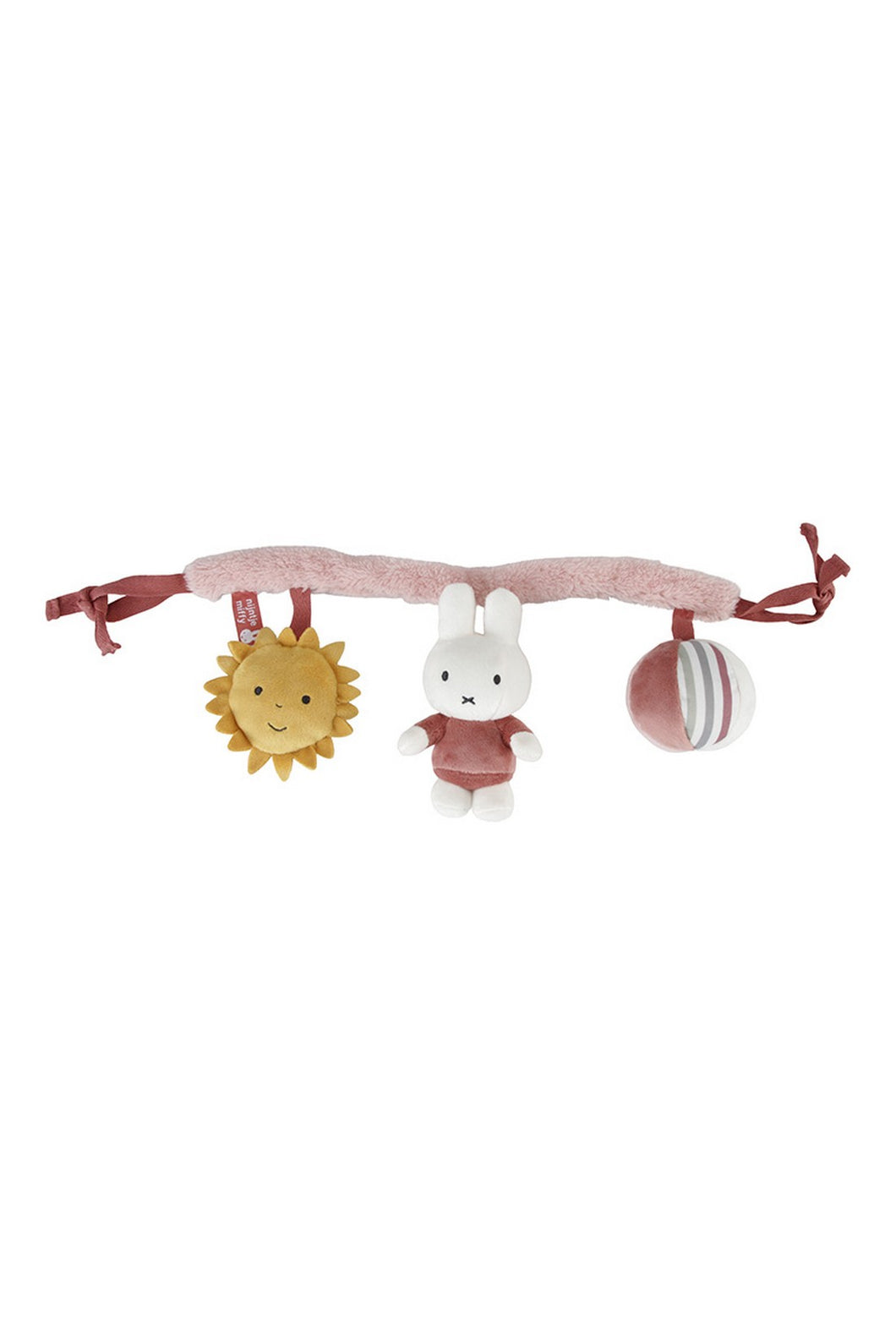 Miffy Fluffy Car Seat Toy Pink