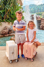 
                        
                          Load image into Gallery viewer, Momomi Little Travellers Kids Luggage White - Online Exclusive
                        
                      