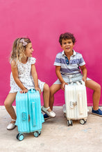 
                        
                          Load image into Gallery viewer, Momomi Little Travellers Kids Luggage Light Blue - Online Exclusive
                        
                      