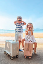 
                        
                          Load image into Gallery viewer, Momomi Little Travellers Kids Luggage Pink - Online Exclusive
                        
                      