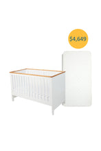 
                        
                          Load image into Gallery viewer, Mothercare Lulworth Cot Bed With Mattress Bundle Offer ($4,649)
                        
                      